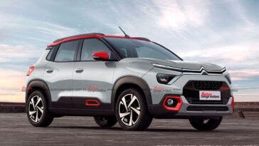 Citroën C3 2022 render