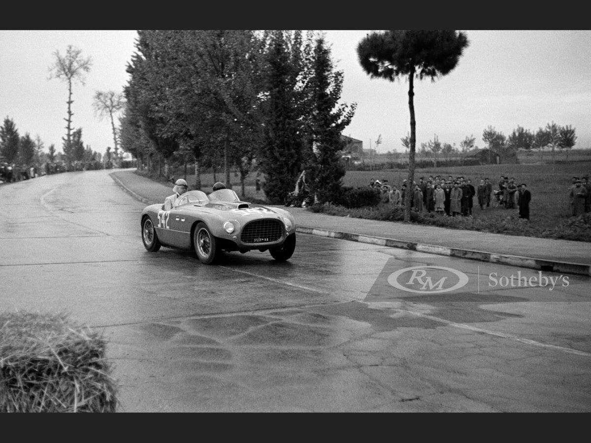 Ferrari 166 MM Spider Vignale 1953 asta