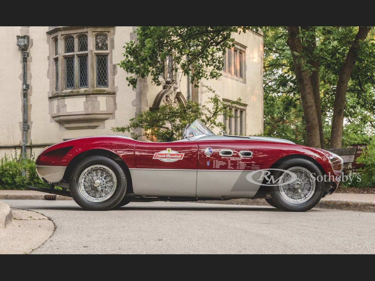 Ferrari 166 MM Spider Vignale 1953 asta