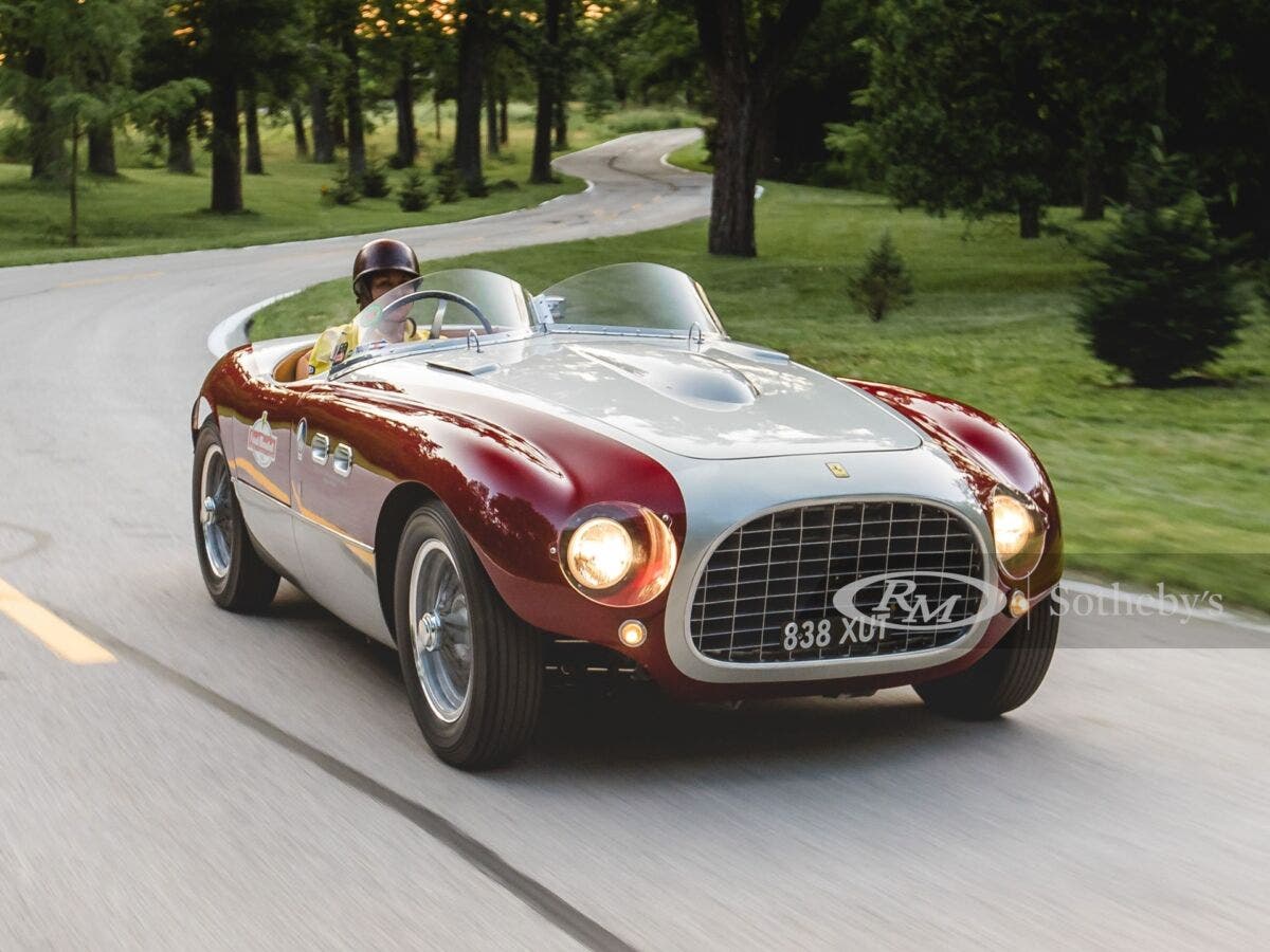 Ferrari 166 MM Spider Vignale 1953 asta