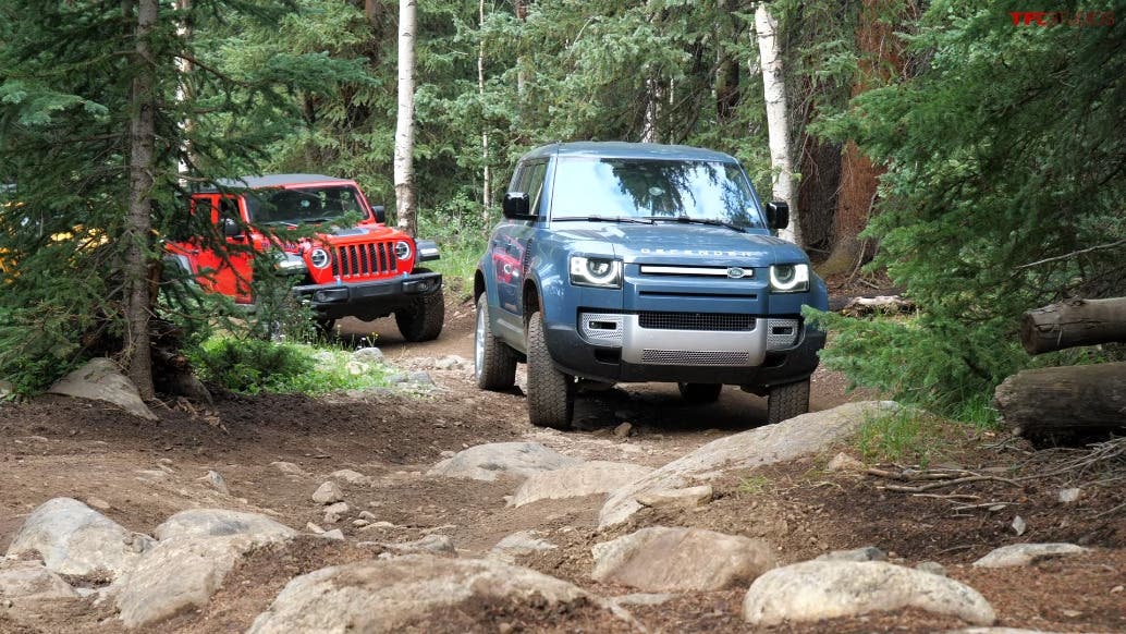 Jeep Wrangler vs Ford Bronco vs Land Rover Defender test off-road