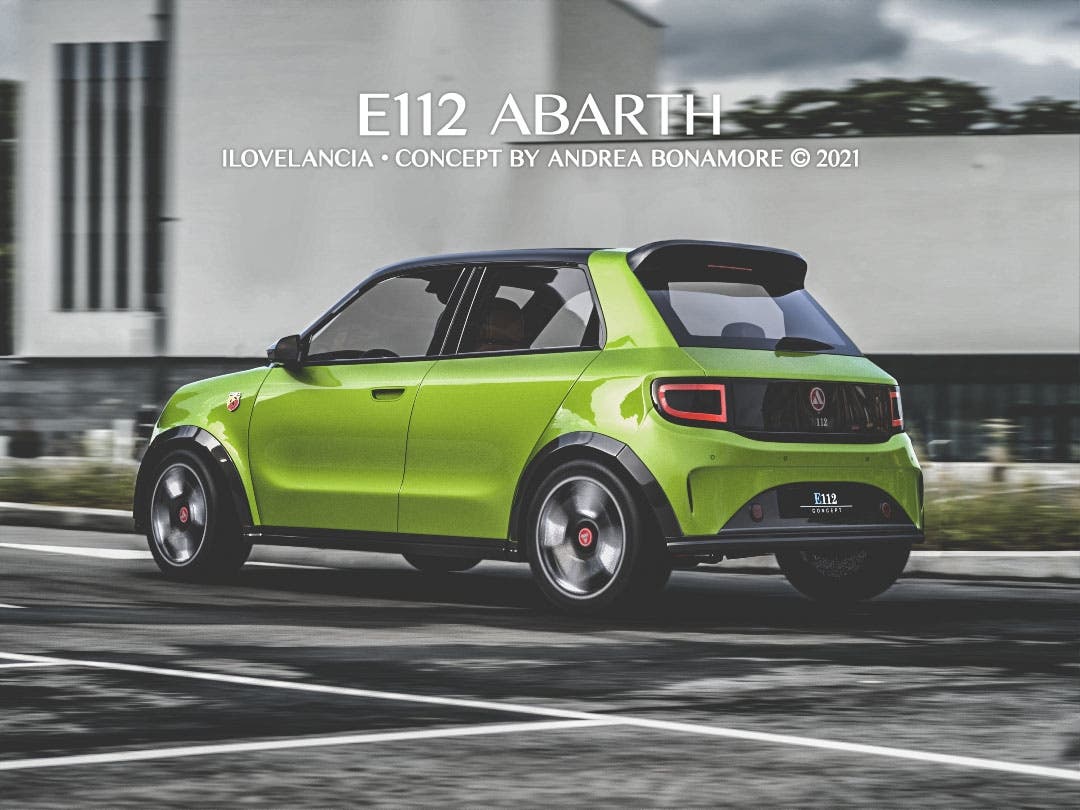 Lancia E112 Abarth render