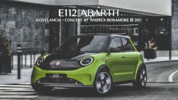 Lancia E112 Abarth render
