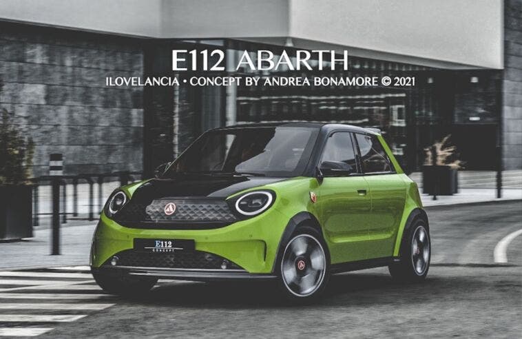 Lancia E112 Abarth render