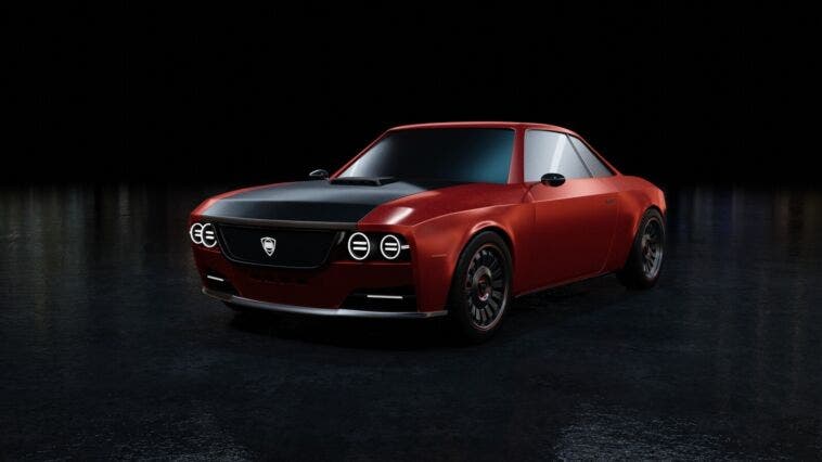 Lancia Fulvia moderna render