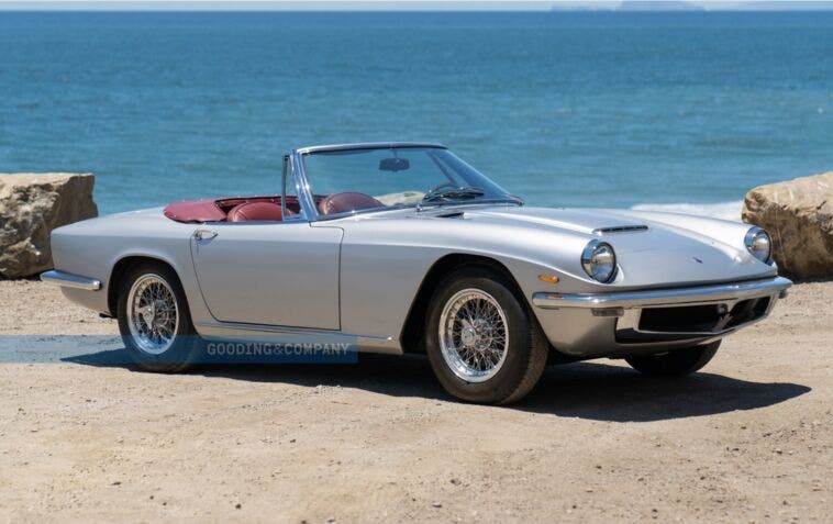 Maserati Mistral Spider Neil Peart asta