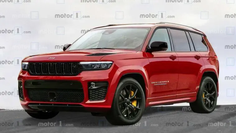 Nuova Jeep Grand Cherokee Trackhawk Motor1 render