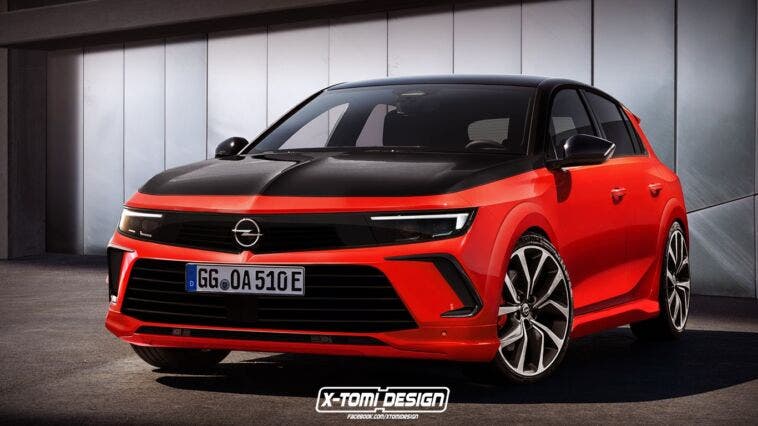 Nuova Opel Astra GSi render