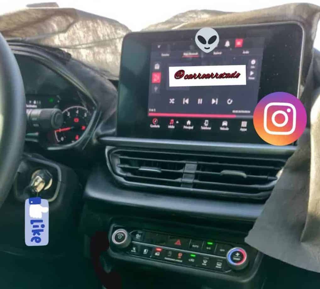 Nuovo Fiat Pulse interni foto spia