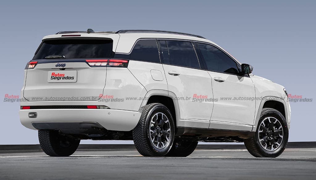 Nuovo Jeep Commander progetto digitale render