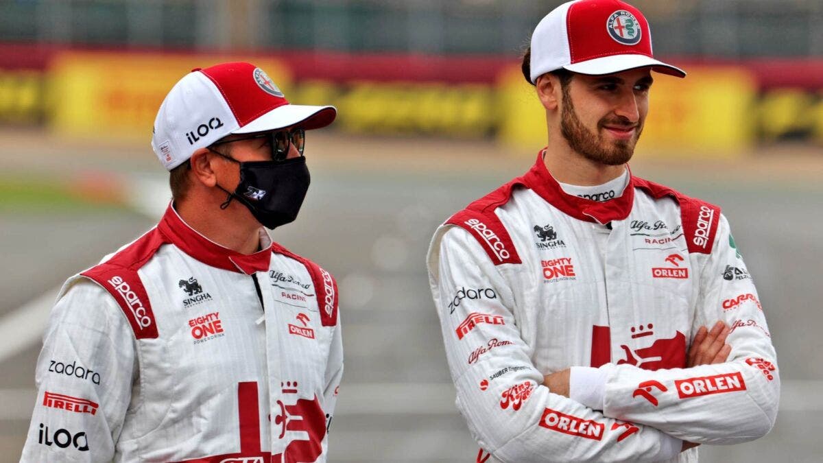 Kimi Raikkonen e Antonio Giovinazzi