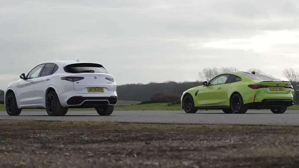 Alfa Romeo Stelvio Quadrifoglio vs BMW M4 Competition vs Audi RS6