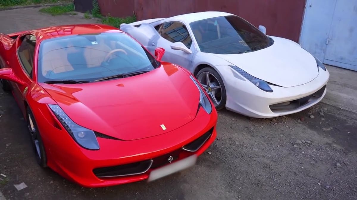 Ferrari 458 Italia replica vs originale