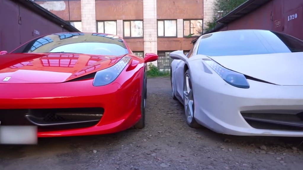 Ferrari 458 Italia replica vs originale