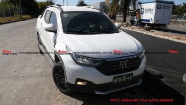 Fiat Strada Ranch CVT prototipo foto spia