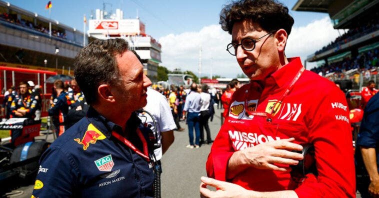 Mattia Binotto Christian Horner