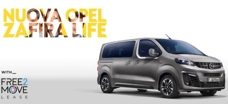 Opel Zafira Life Elegance M noleggio