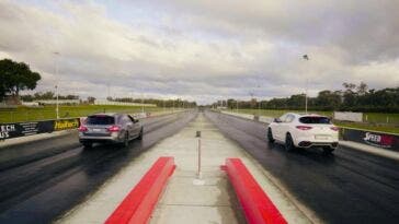Drag Race Alfa Romeo Mercedes