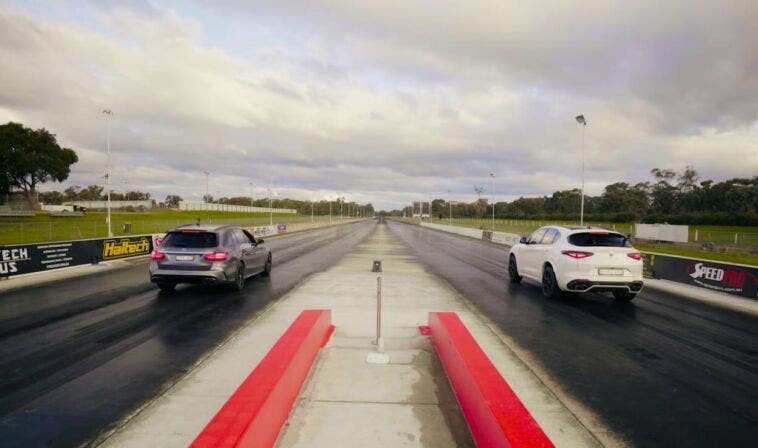 Drag Race Alfa Romeo Mercedes