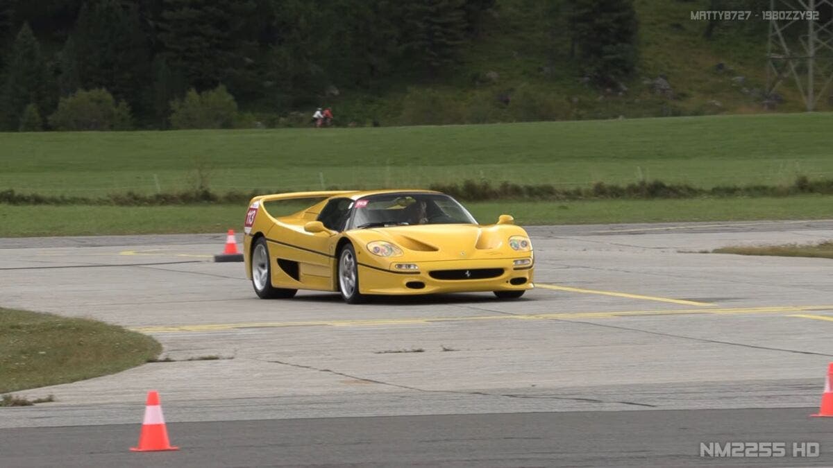 Ferrari F50 Giallo Modena sound