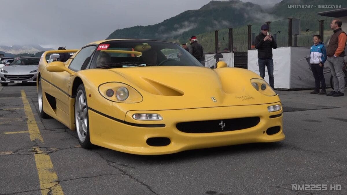 Ferrari F50 Giallo Modena sound