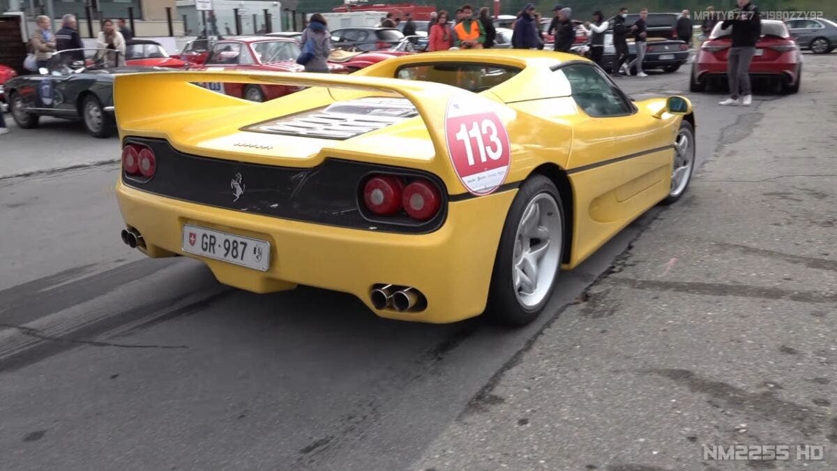 Ferrari F50 Giallo Modena sound