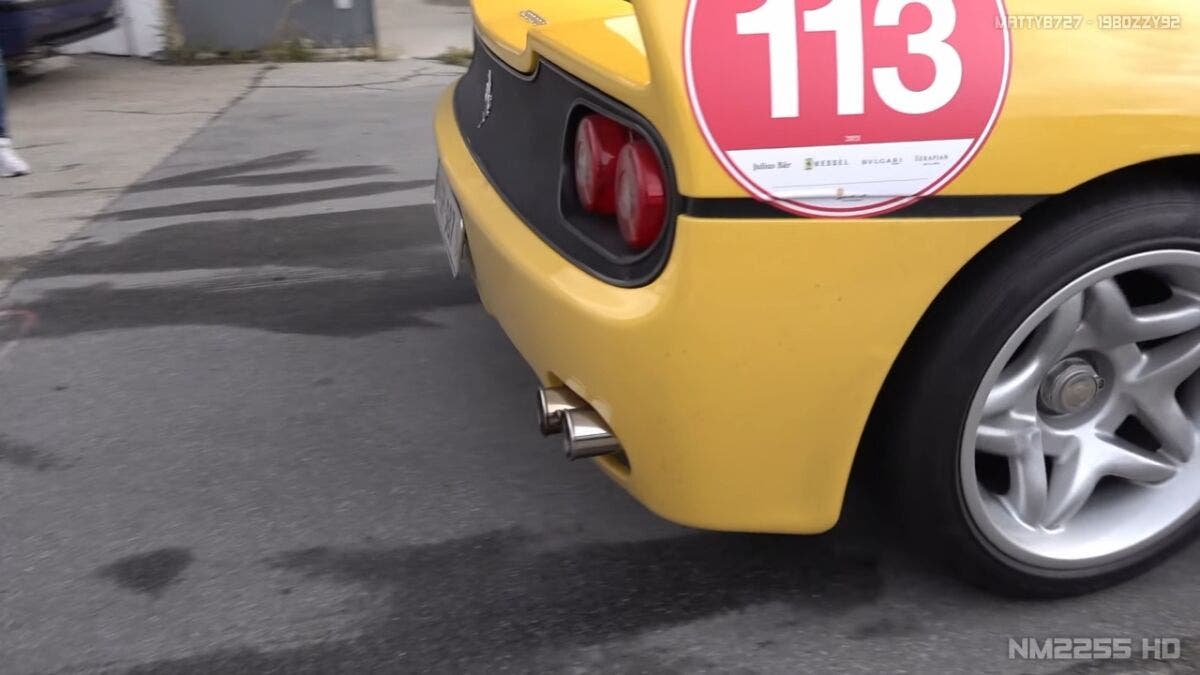 Ferrari F50 Giallo Modena sound