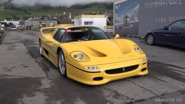 Ferrari F50 Giallo Modena sound