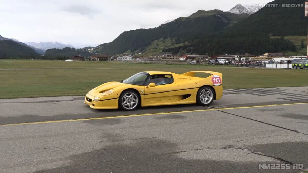 Ferrari F50 Giallo Modena sound