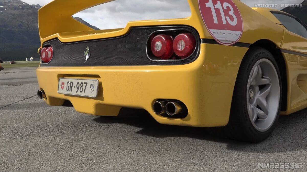 Ferrari F50 Giallo Modena sound