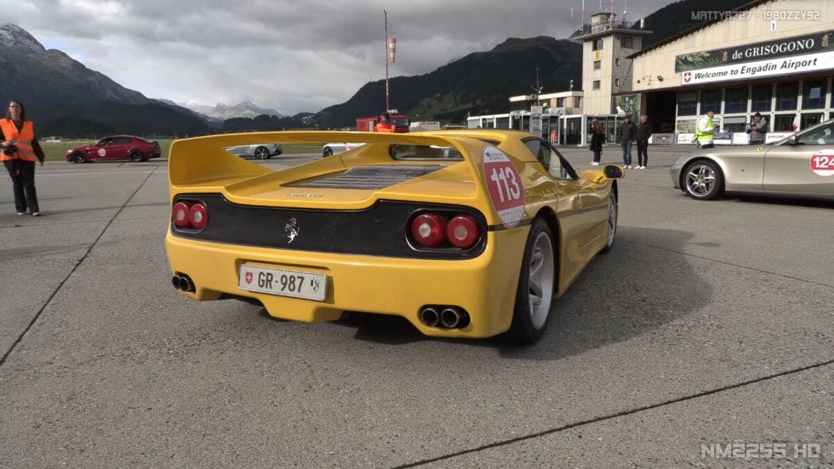 Ferrari F50 Giallo Modena sound
