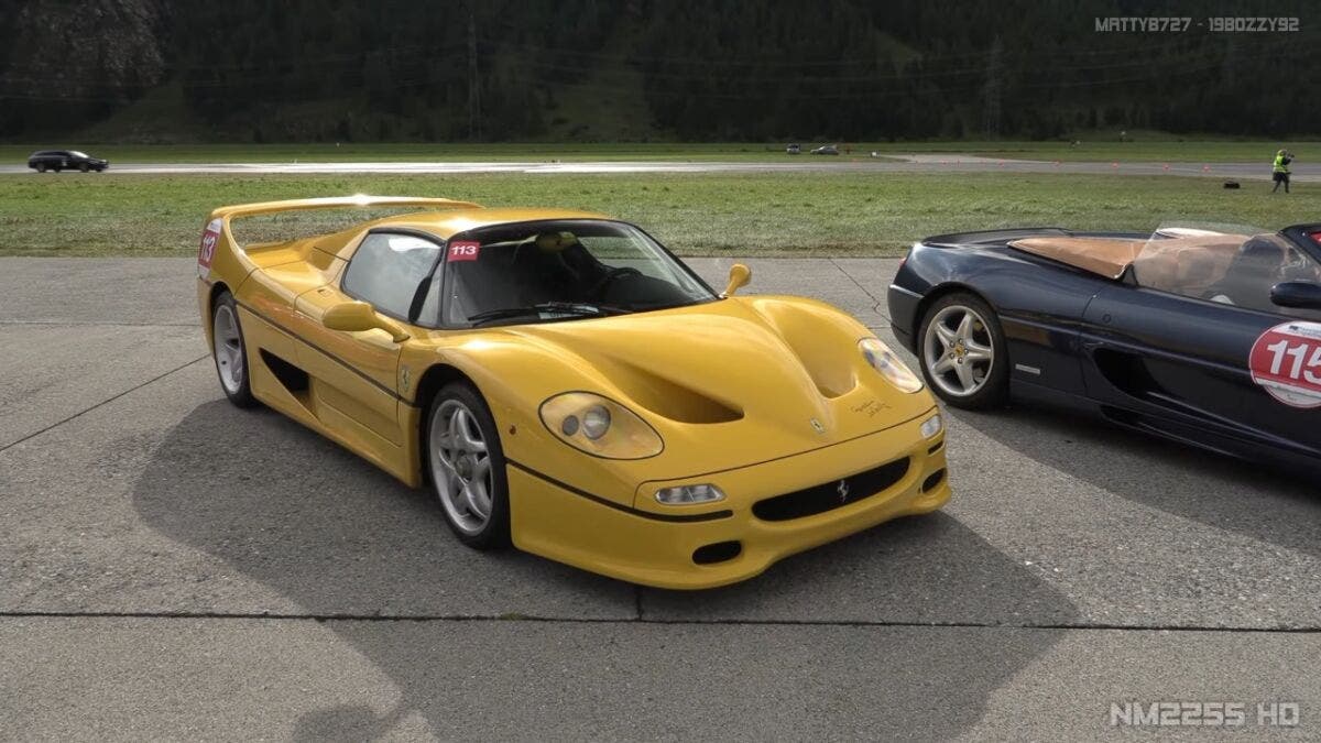 Ferrari F50 Giallo Modena sound