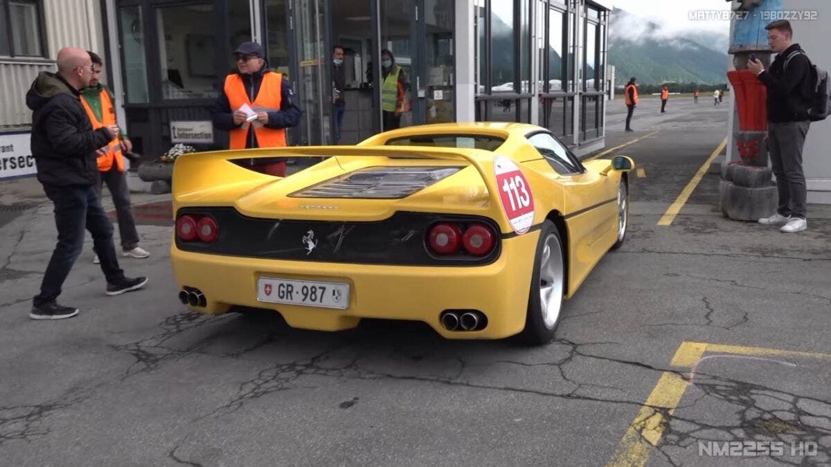 Ferrari F50 Giallo Modena sound