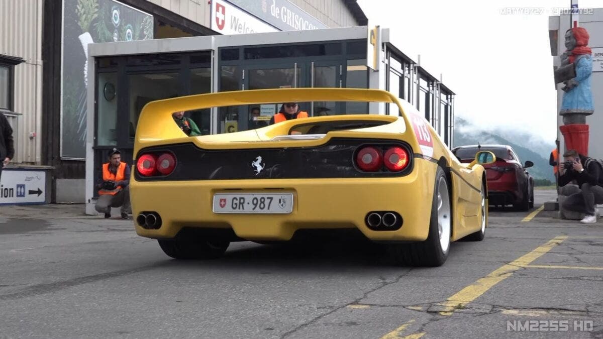 Ferrari F50 Giallo Modena sound