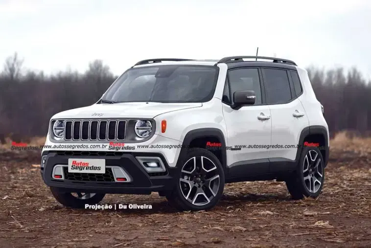 Jeep Renegade 2023 render