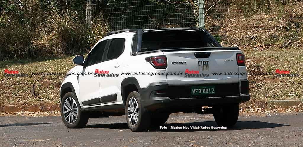 Nuovo Fiat Strada Volcano CVT foto spia