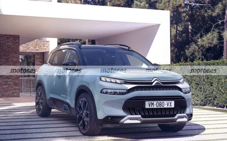 Citroën C5 Aircross 2022 render