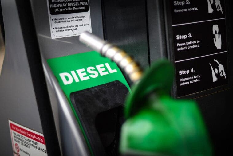 Diesel più costoso per altre accise
