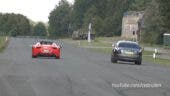 Ferrari 458 Spider vs Rolls-Royce Ghost drag race