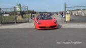 Ferrari 458 Spider vs Rolls-Royce Ghost drag race