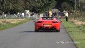 Ferrari 458 Spider vs Rolls-Royce Ghost drag race