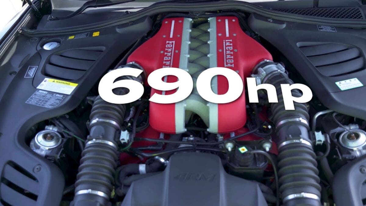 Ferrari GTC4Lusso vs Bentley Continental GT V8 drag race