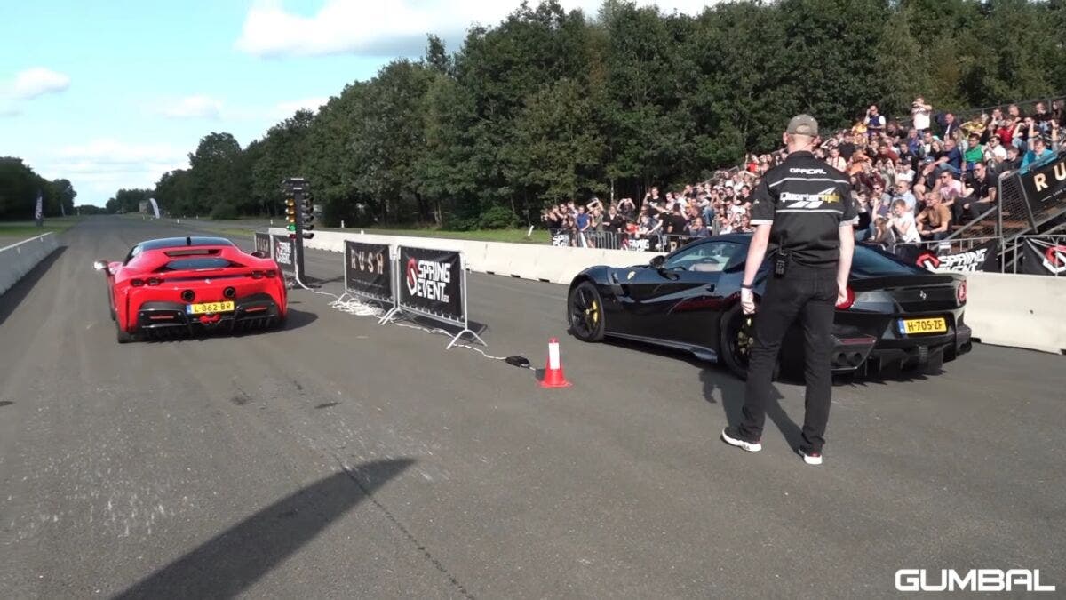 Ferrari SF90 Stradale vs F12tdf vs Mercedes-AMG G 63 drag race