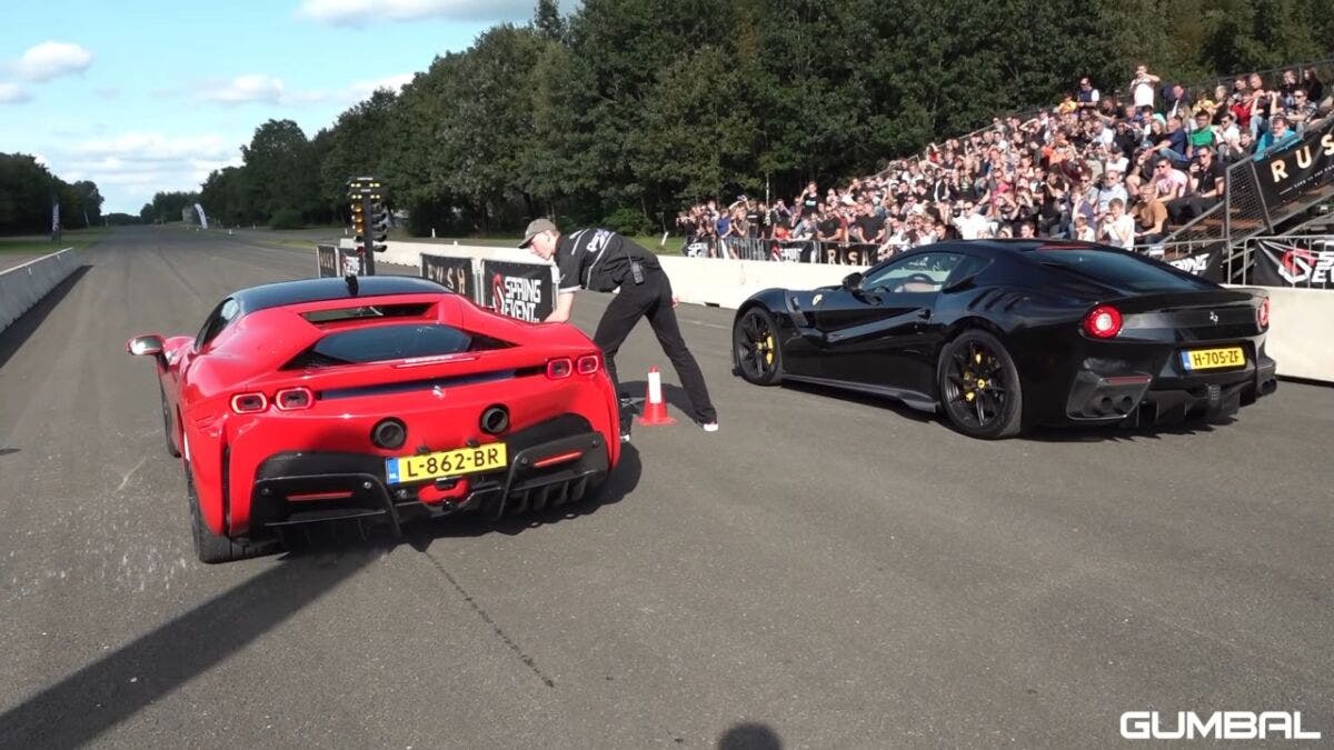 Ferrari SF90 Stradale vs F12tdf vs Mercedes-AMG G 63 drag race