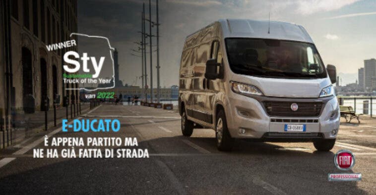 Fiat e-Ducato Sustainable Truck of the Year 2022