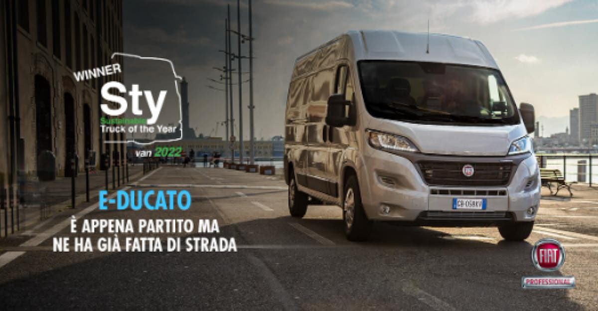 Fiat e-Ducato Sustainable Truck of the Year 2022