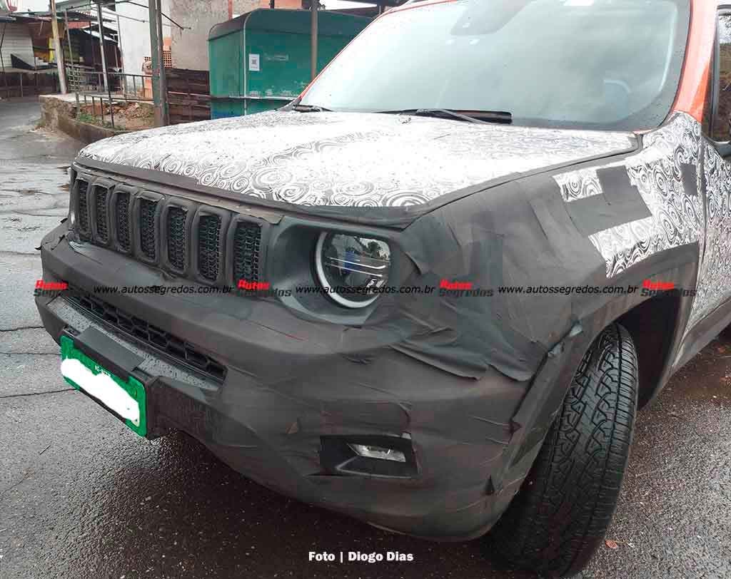 Jeep Renegade 2023 nuovo prototipo foto spia