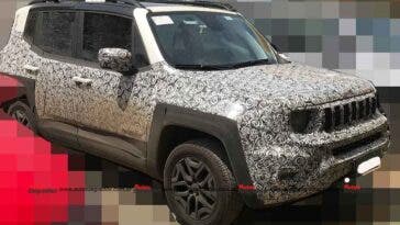 Jeep Renegade 2023 ultimo prototipo foto spia