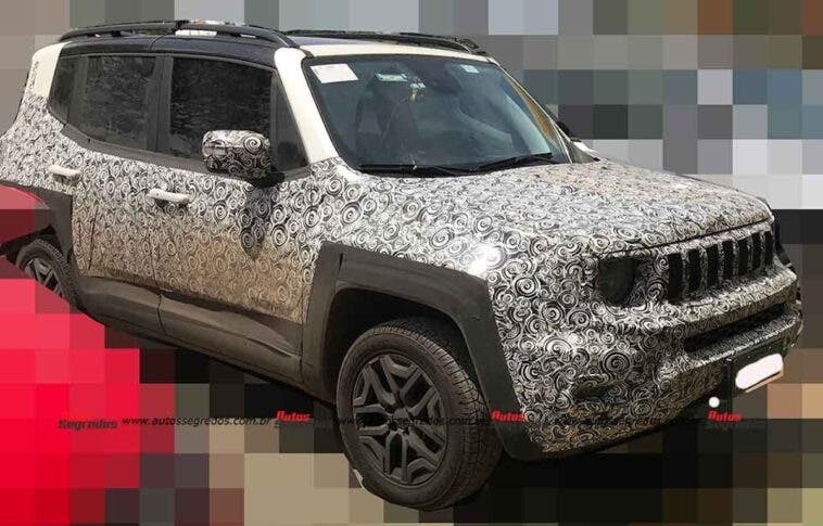 Jeep Renegade 2023 ultimo prototipo foto spia