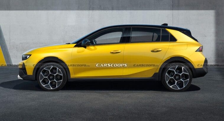 Opel Astra Cross render